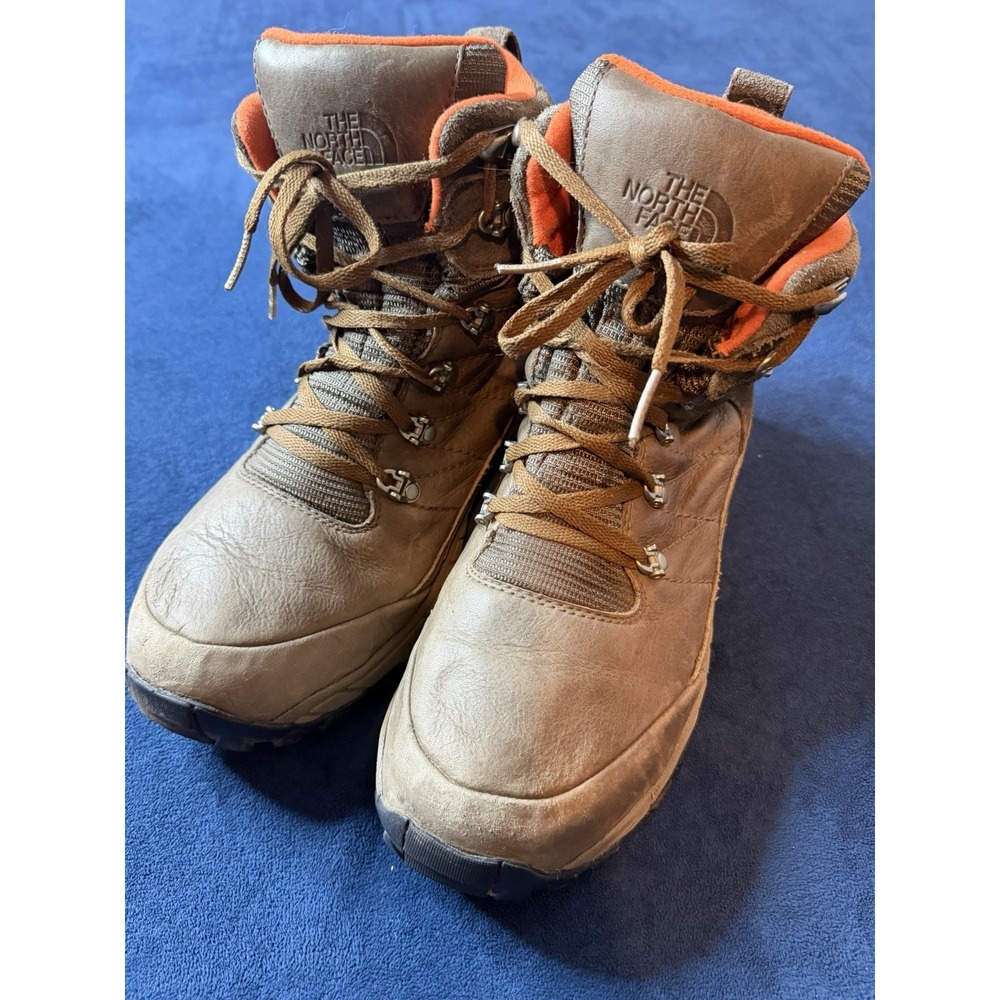 The North Face Bergan Leather Waterproof Hiking Boots Men’s 9.5 Brown